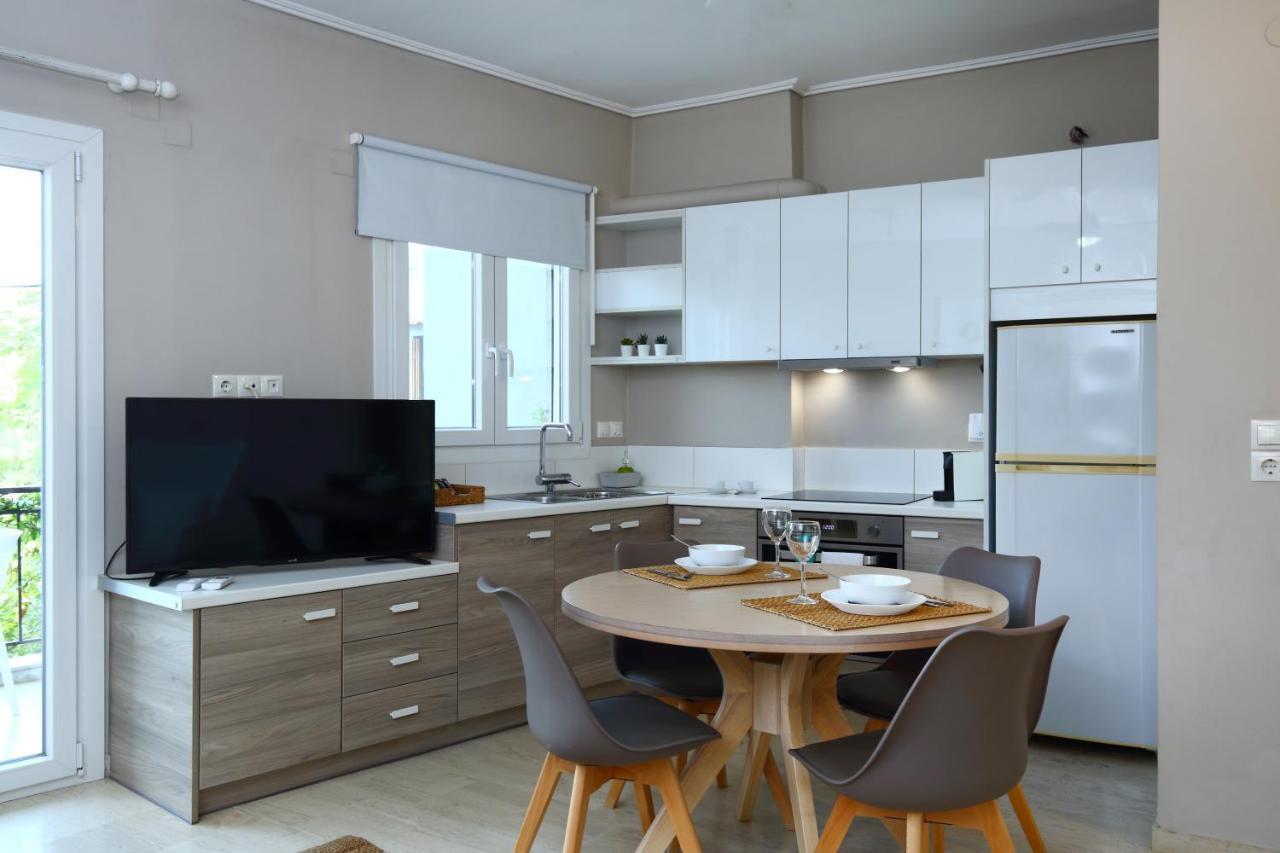 Sti Chora Apartments Lefkada City Bagian luar foto