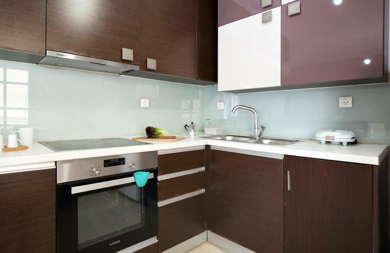 Sti Chora Apartments Lefkada City Bagian luar foto
